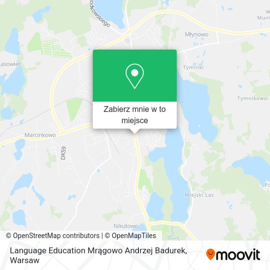 Mapa Language Education Mrągowo Andrzej Badurek