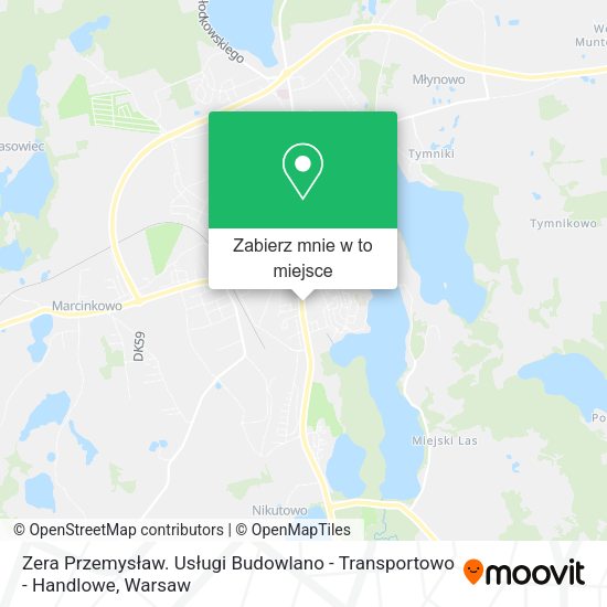 Mapa Zera Przemysław. Usługi Budowlano - Transportowo - Handlowe