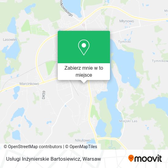 Mapa Usługi Inżynierskie Bartosiewicz