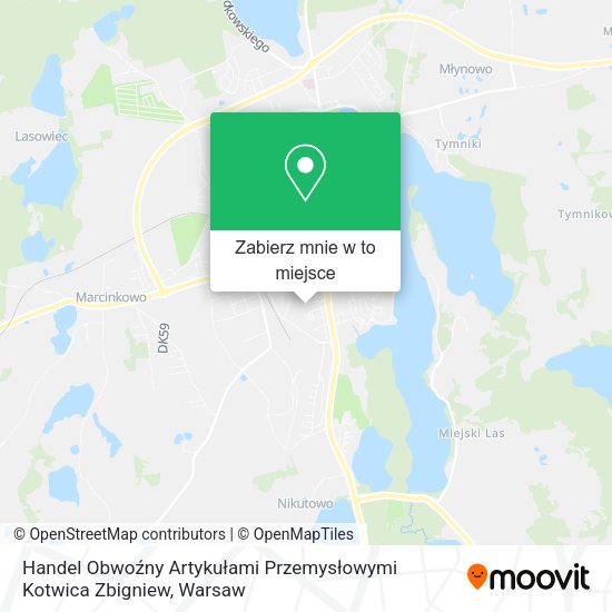 Mapa Handel Obwoźny Artykułami Przemysłowymi Kotwica Zbigniew