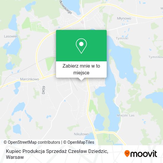 Mapa Kupiec Produkcja Sprzedaż Czesław Dziedzic