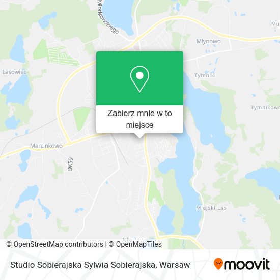 Mapa Studio Sobierajska Sylwia Sobierajska