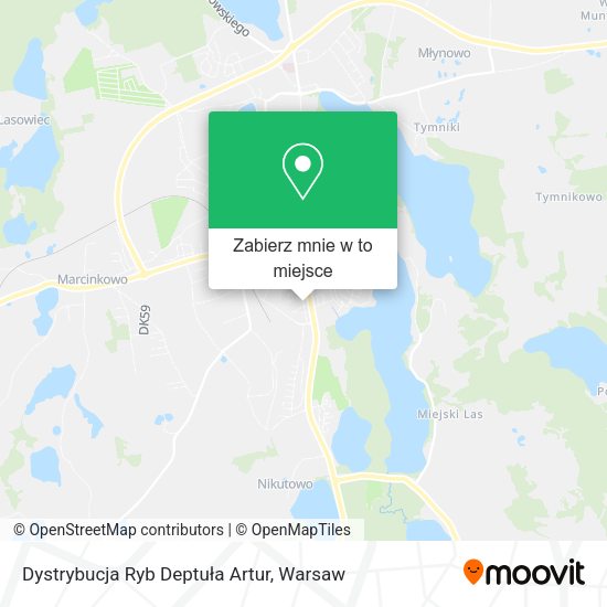 Mapa Dystrybucja Ryb Deptuła Artur