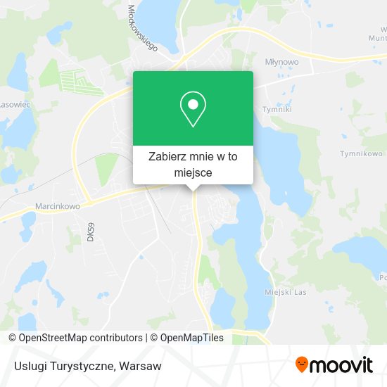 Mapa Uslugi Turystyczne