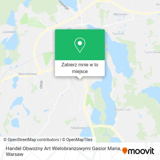 Mapa Handel Obwozny Art Wielobranzowymi Gasior Maria