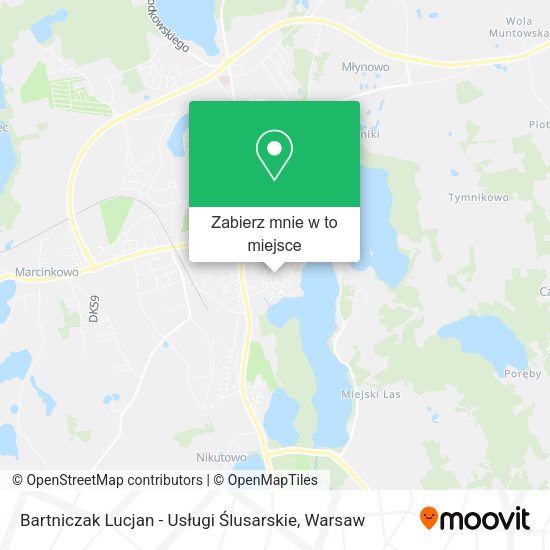 Mapa Bartniczak Lucjan - Usługi Ślusarskie