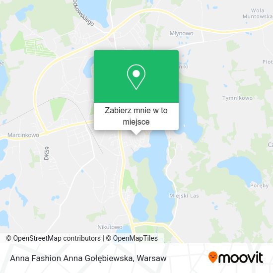 Mapa Anna Fashion Anna Gołębiewska