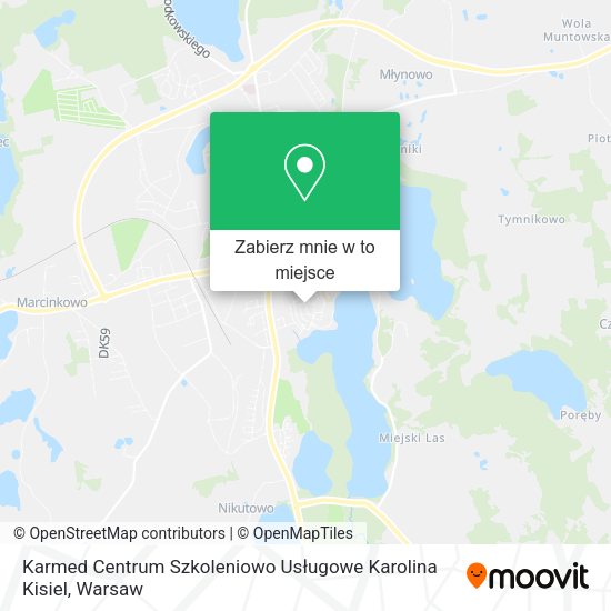 Mapa Karmed Centrum Szkoleniowo Usługowe Karolina Kisiel