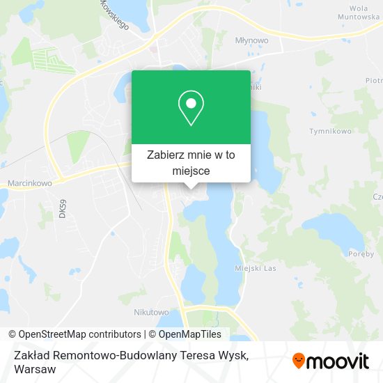 Mapa Zakład Remontowo-Budowlany Teresa Wysk