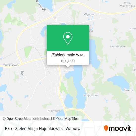 Mapa Eko - Zieleń Alicja Hajdukiewicz