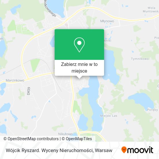 Mapa Wójcik Ryszard. Wyceny Nieruchomości