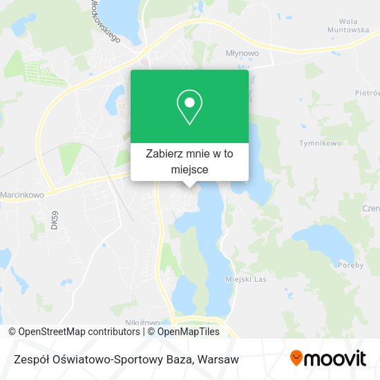 Mapa Zespół Oświatowo-Sportowy Baza