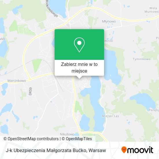 Mapa J-k Ubezpieczenia Małgorzata Bućko