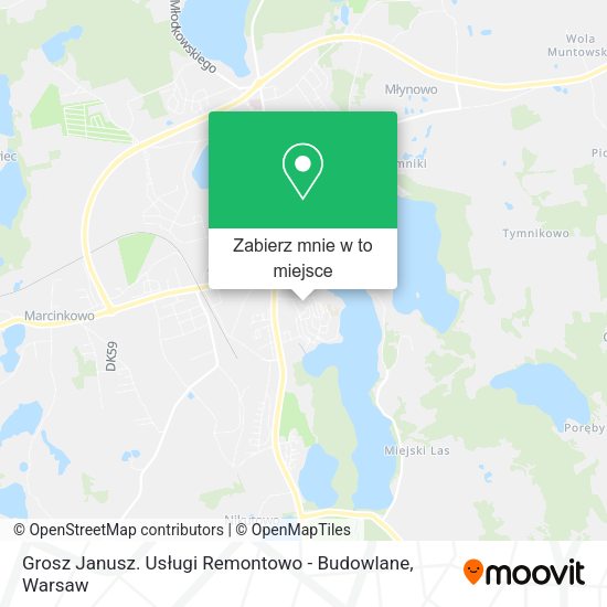 Mapa Grosz Janusz. Usługi Remontowo - Budowlane