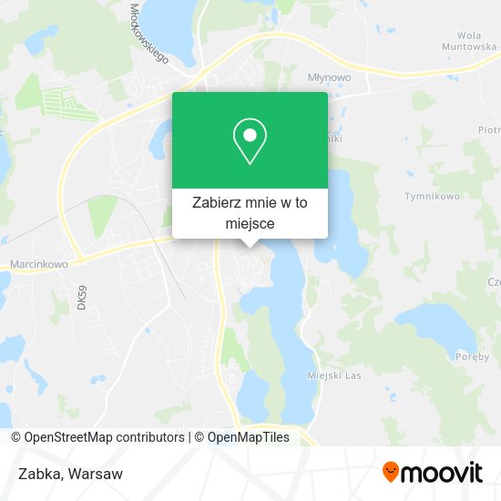 Mapa Zabka