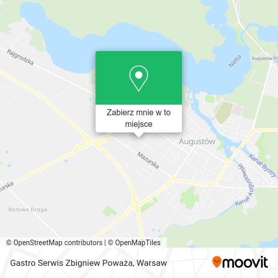 Mapa Gastro Serwis Zbigniew Poważa