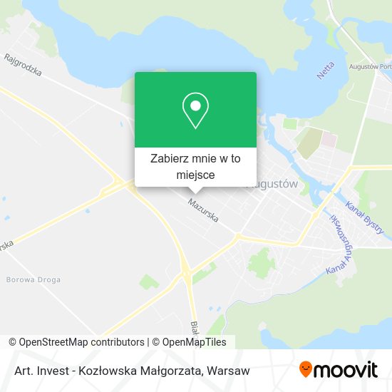 Mapa Art. Invest - Kozłowska Małgorzata