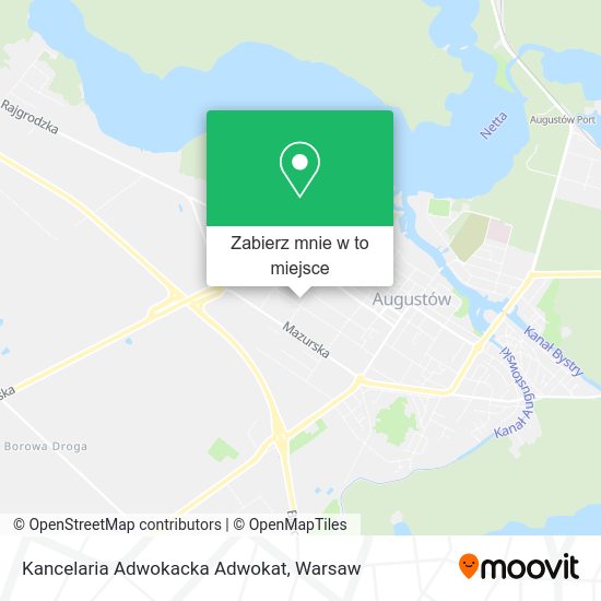 Mapa Kancelaria Adwokacka Adwokat