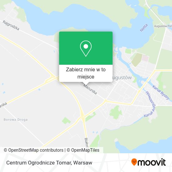 Mapa Centrum Ogrodnicze Tomar