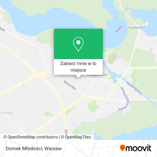 Mapa Domek Młodości