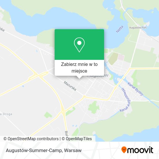 Mapa Augustów-Summer-Camp