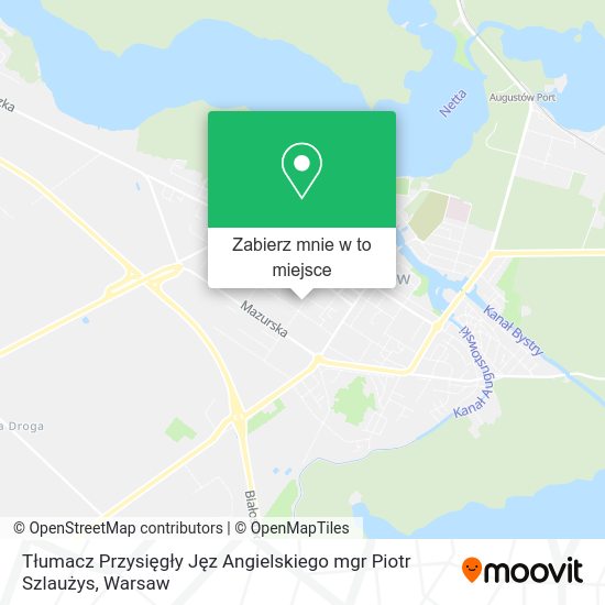 Mapa Tłumacz Przysięgły Jęz Angielskiego mgr Piotr Szlaużys