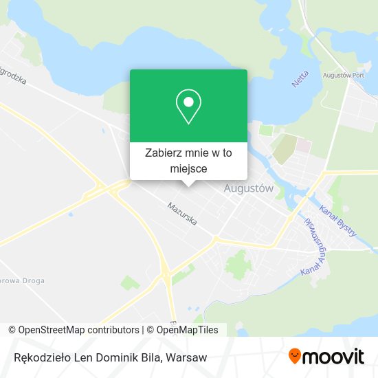 Mapa Rękodzieło Len Dominik Bila