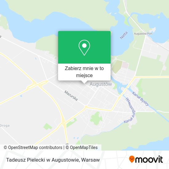 Mapa Tadeusz Pielecki w Augustowie