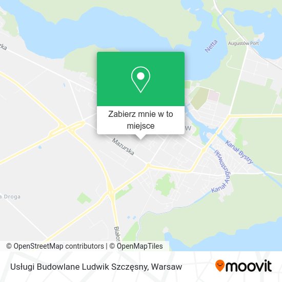 Mapa Usługi Budowlane Ludwik Szczęsny