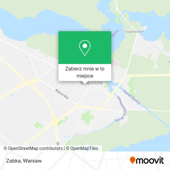 Mapa Zabka