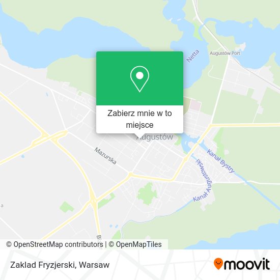 Mapa Zaklad Fryzjerski