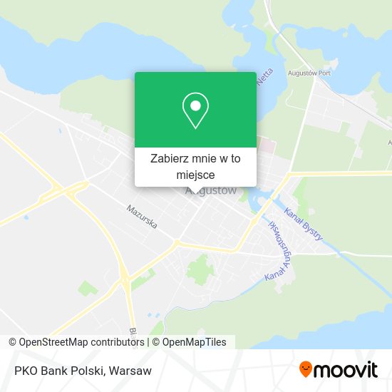 Mapa PKO Bank Polski