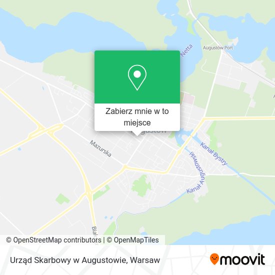 Mapa Urząd Skarbowy w Augustowie