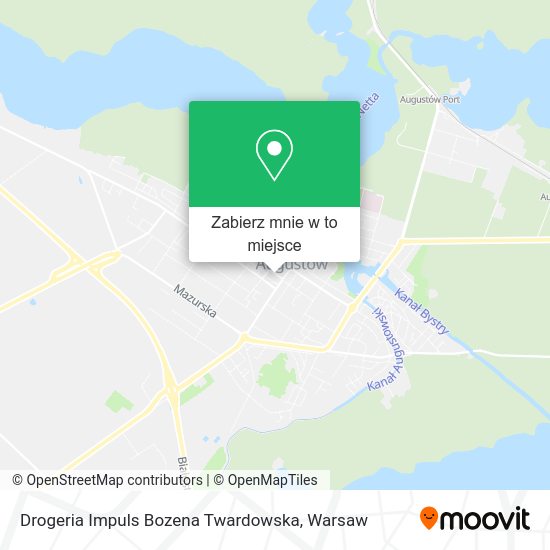 Mapa Drogeria Impuls Bozena Twardowska