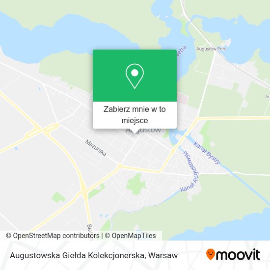 Mapa Augustowska Giełda Kolekcjonerska