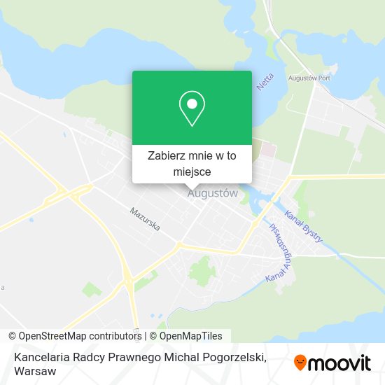 Mapa Kancelaria Radcy Prawnego Michal Pogorzelski