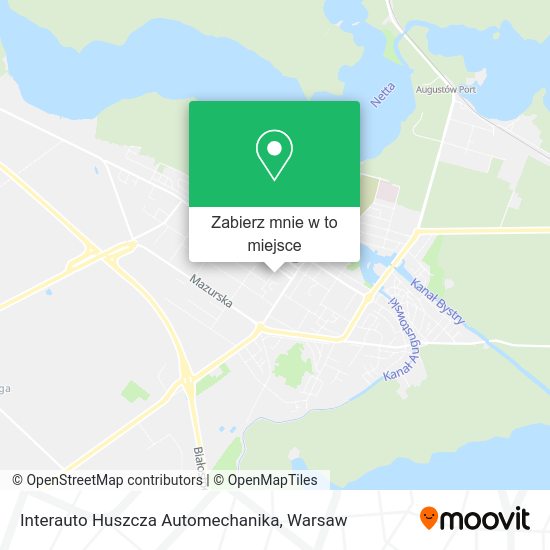 Mapa Interauto Huszcza Automechanika