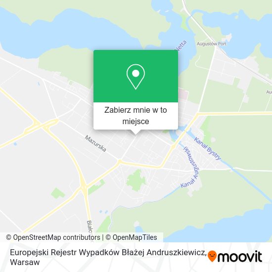 Mapa Europejski Rejestr Wypadków Błażej Andruszkiewicz