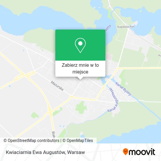 Mapa Kwiaciarnia Ewa Augustów