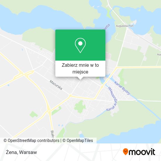 Mapa Żena