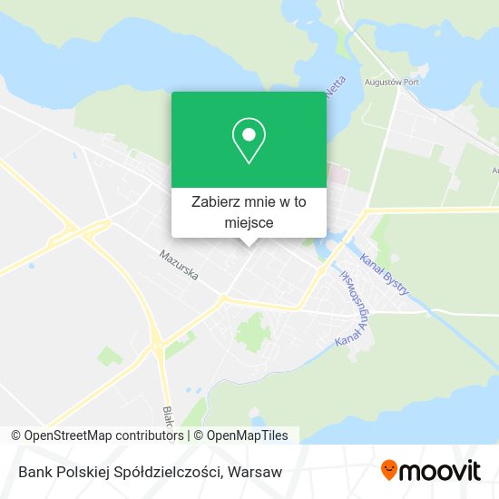 Mapa Bank Polskiej Spółdzielczości