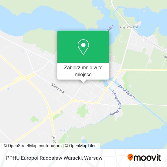 Mapa PPHU Europol Radosław Waracki