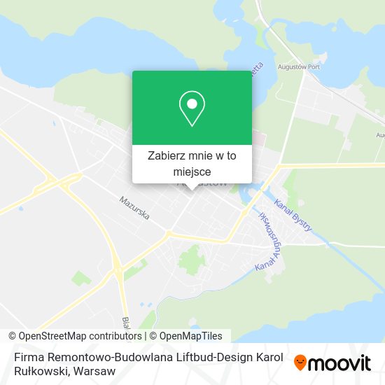 Mapa Firma Remontowo-Budowlana Liftbud-Design Karol Rułkowski