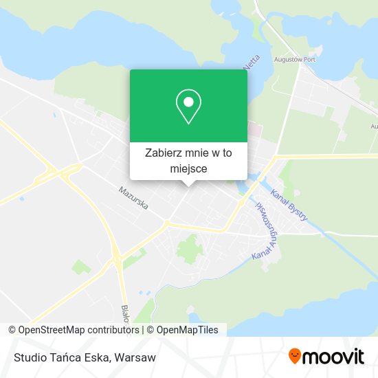 Mapa Studio Tańca Eska