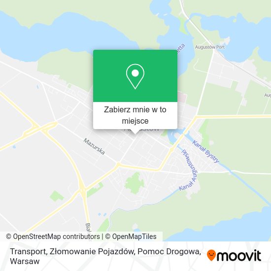 Mapa Transport, Złomowanie Pojazdów, Pomoc Drogowa