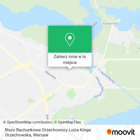 Mapa Biuro Rachunkowe Orzechowscy Luiza Kinga Orzechowska