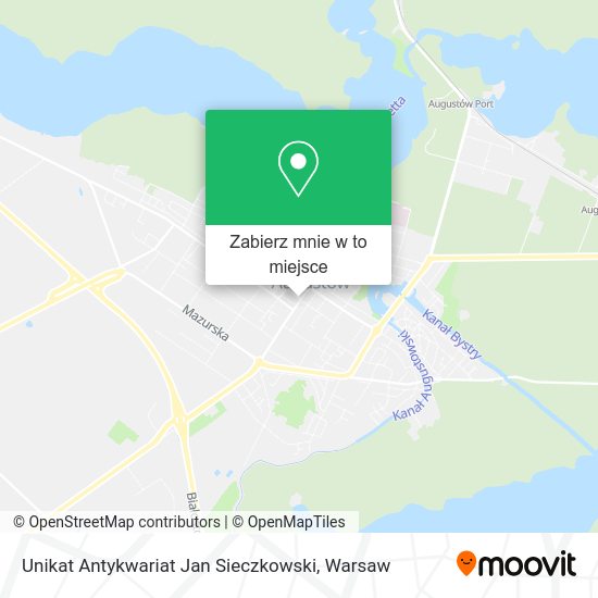 Mapa Unikat Antykwariat Jan Sieczkowski