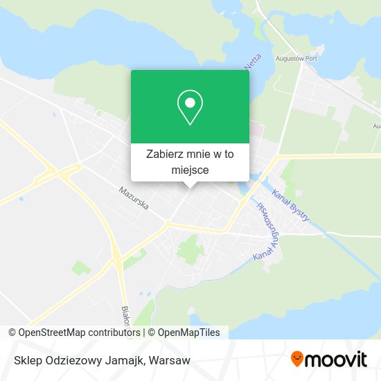 Mapa Sklep Odziezowy Jamajk