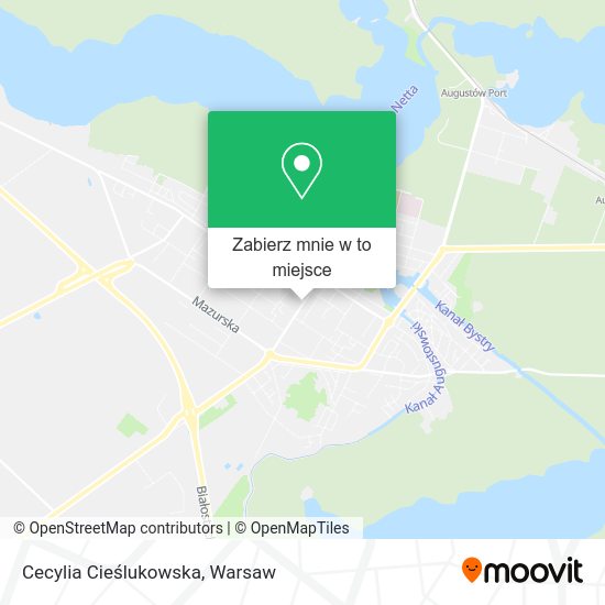 Mapa Cecylia Cieślukowska