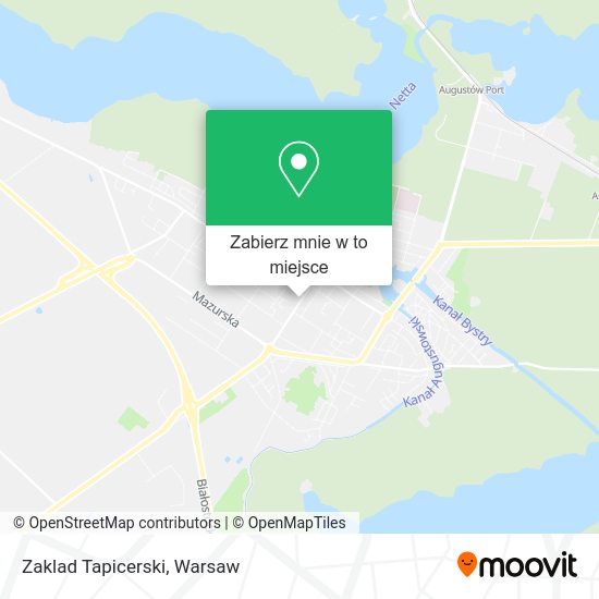 Mapa Zaklad Tapicerski